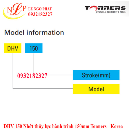 DHV-150 Nhớt thủy lực hành trình 150mm Tonners - Korea