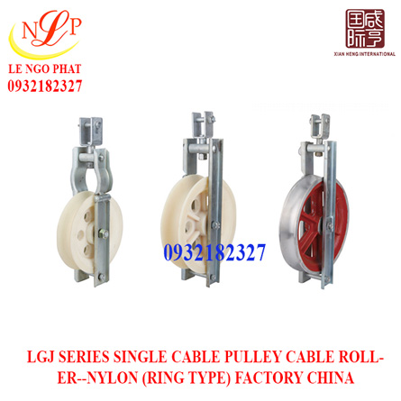 LGJ25-70 SINGLE CABLE PULLEY CABLE ROLLER--NYLON (RING TYPE) FACTORY CHINA