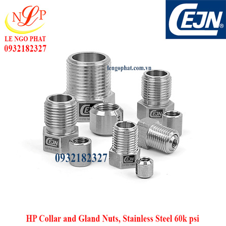 Gland nut HP Collar and Gland Nuts Stainless Steel 60k psi
