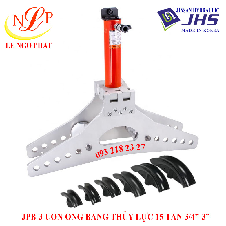 JPB-3, UỐN ỐNG BẰNG THỦY LỰC 3" 15 TẤN 