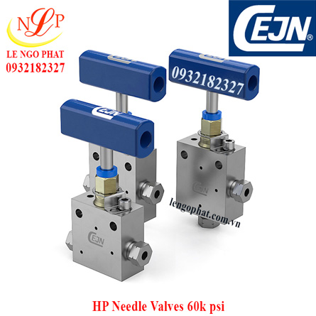3-way valve 2 pressure connections 60k psi - 150 Nm