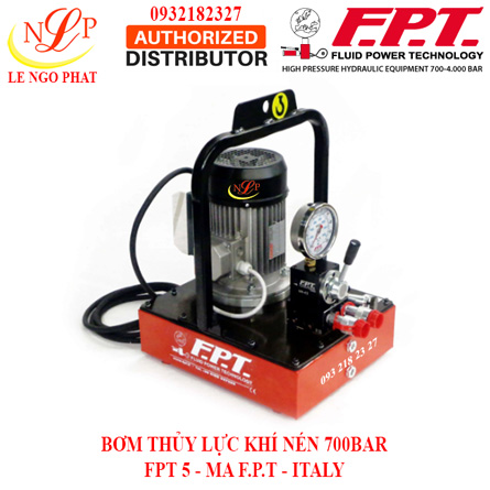 BƠM THỦY LỰC KHÍ NÉN 700BAR FPT 5 - MA F.P.T - ITALY