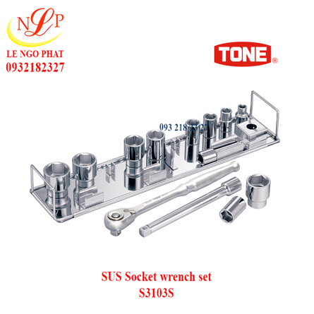 SUS Socket wrench set S3103S