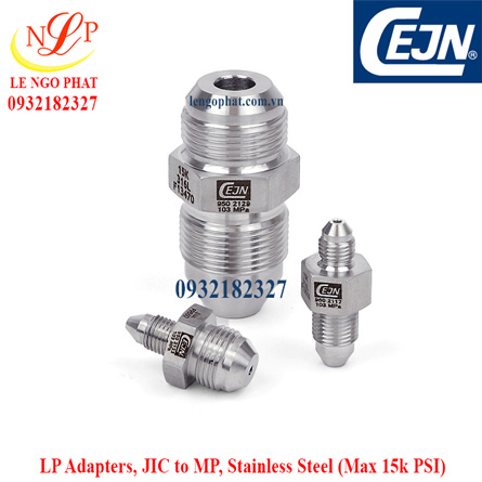 LP Adapters JIC to NPT Stainless Steel