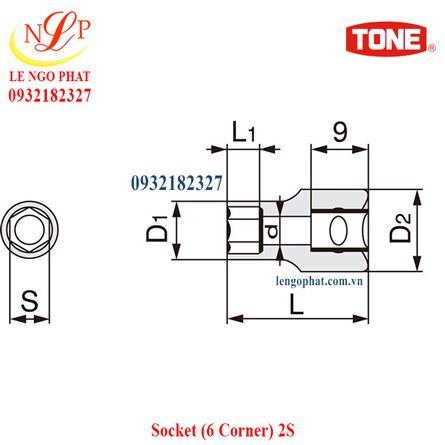 Socket (6 Corner) 2S
