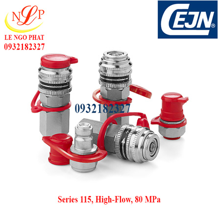 Nipples Female thread Series 115, High-Flow, 80 MPa G 1/4"