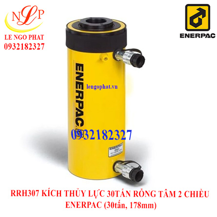 RRH307 KÍCH THỦY LỰC 30TẤN RỖNG TÂM 2 CHIỀU ENERPAC (30tấn, 178mm)