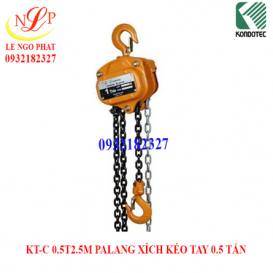 PALANG XÍCH KÉO TAY 0.5 TẤN (0.5 tấn, 2.5 mét)