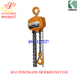 PALANG XÍCH KÉO TAY 5 TẤN (5 tấn, 3 mét)