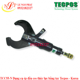 TCC55-N Dụng cụ ép đầu cos thủy lực bằng tay Tecpos - Korea