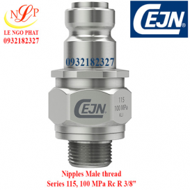 Nipples Male Series 115, 100 MPa R 3/8”