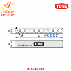 Bit holder BTB