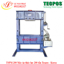 TSPM-200 Máy ép thủy lực 200 tấn Tecpos - Korea