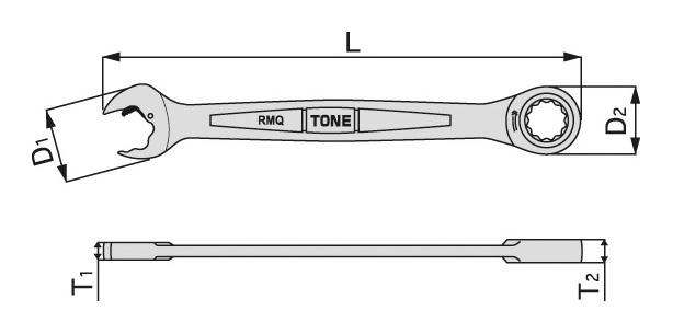Quickstep ratchet offset wrench RMQ