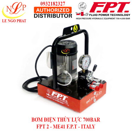 BƠM ĐIỆN THỦY LỰC 700BAR FPT 2 - ME41 F.P.T - ITALY
