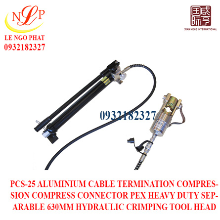 PCS-25 ALUMINIUM CABLE TERMINATION COMPRESSION COMPRESS CONNECTOR PEX HEAVY DUTY SEPARABLE 630MM HYDRAULIC CRIMPING TOOL HEAD