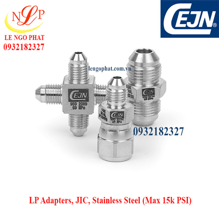 LP Adapters JIC male crosses and Ts Stainless Steel