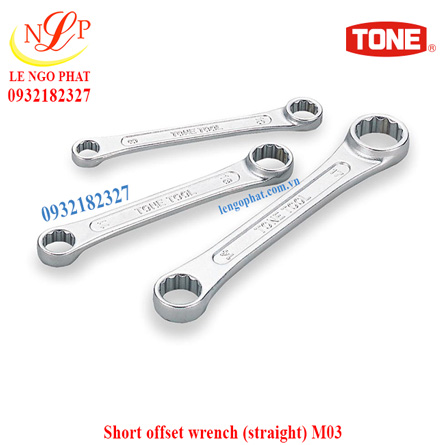 Short offset wrench (straight) M03