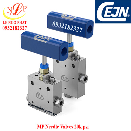 3-way valve, 1 pressure connection 20k psi - 75 Nm