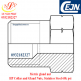 Metric gland nut HP Collar and Gland Nuts Stainless Steel 60k psi