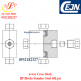 4-way Cross block HP Blocks Stainless Steel 60k psi