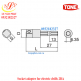 Socket adapter for electric drills 2BA