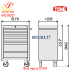 Bộ tủ công cụ TCX911