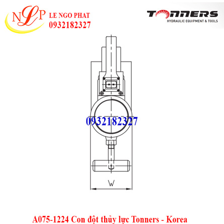 A075-1224 Con đột thủy lực Tonners - Korea
