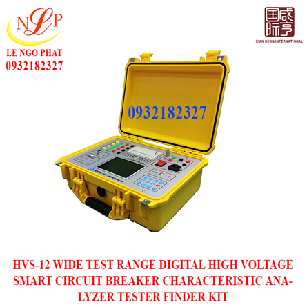 HVS-12 WIDE TEST RANGE DIGITAL HIGH VOLTAGE SMART CIRCUIT BREAKER CHARACTERISTIC ANALYZER TESTER FINDER KIT