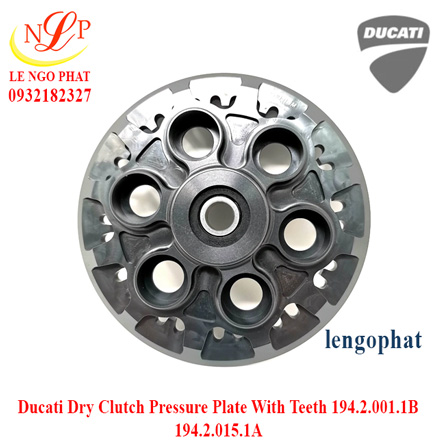 Ducati Dry Clutch Pressure Plate With Teeth 194.2.001.1B 194.2.015.1A