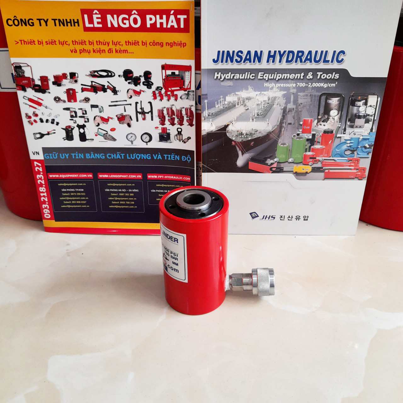 JSCH-1042, Kích thủy lực rỗng tâm JHS 10 tấn hành trình 42 mm