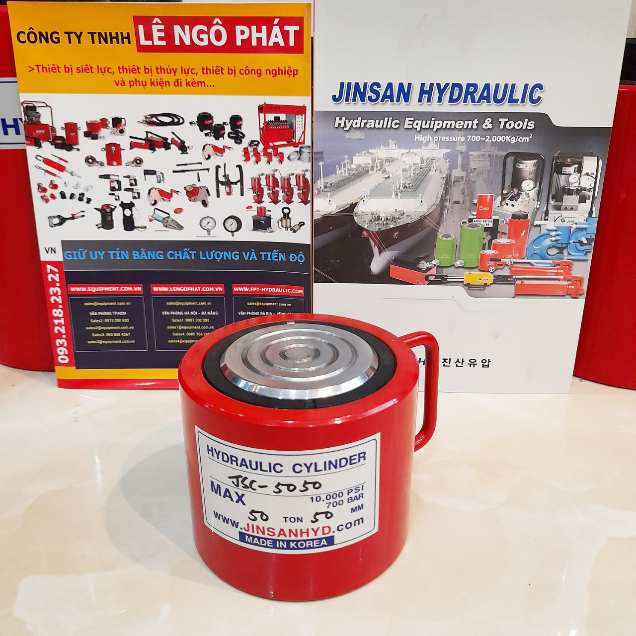 JSC-5050, Kích thủy lực lùn JHS 50 tấn hành trình 50 mm