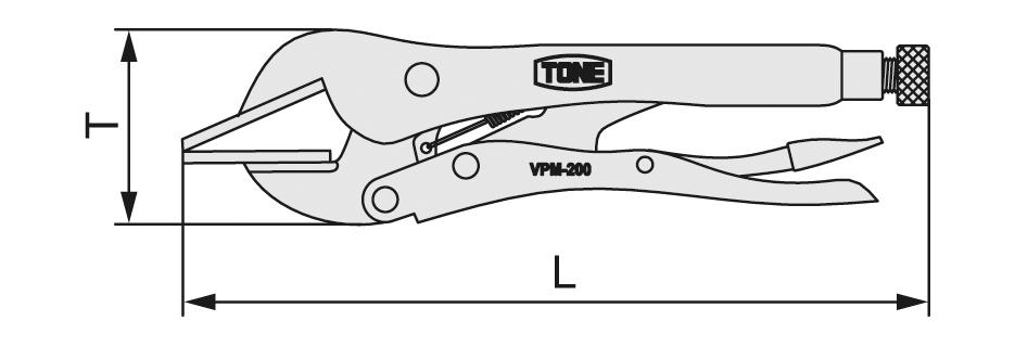 Grip pliers (for sheet metal) VPM