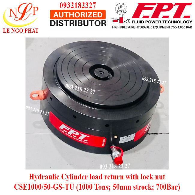 Kích thủy lực 1000 tấn hành trình 50mm CSE1000/50-GS-TU