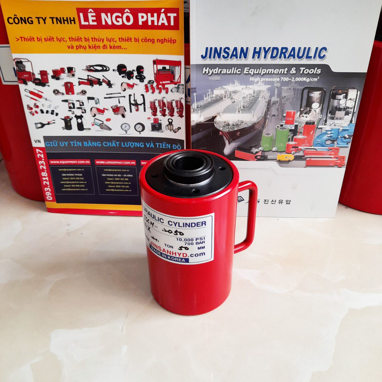 JSCH-2050, Kích thủy lực rỗng tâm JHS 20 tấn hành trình 50 mm