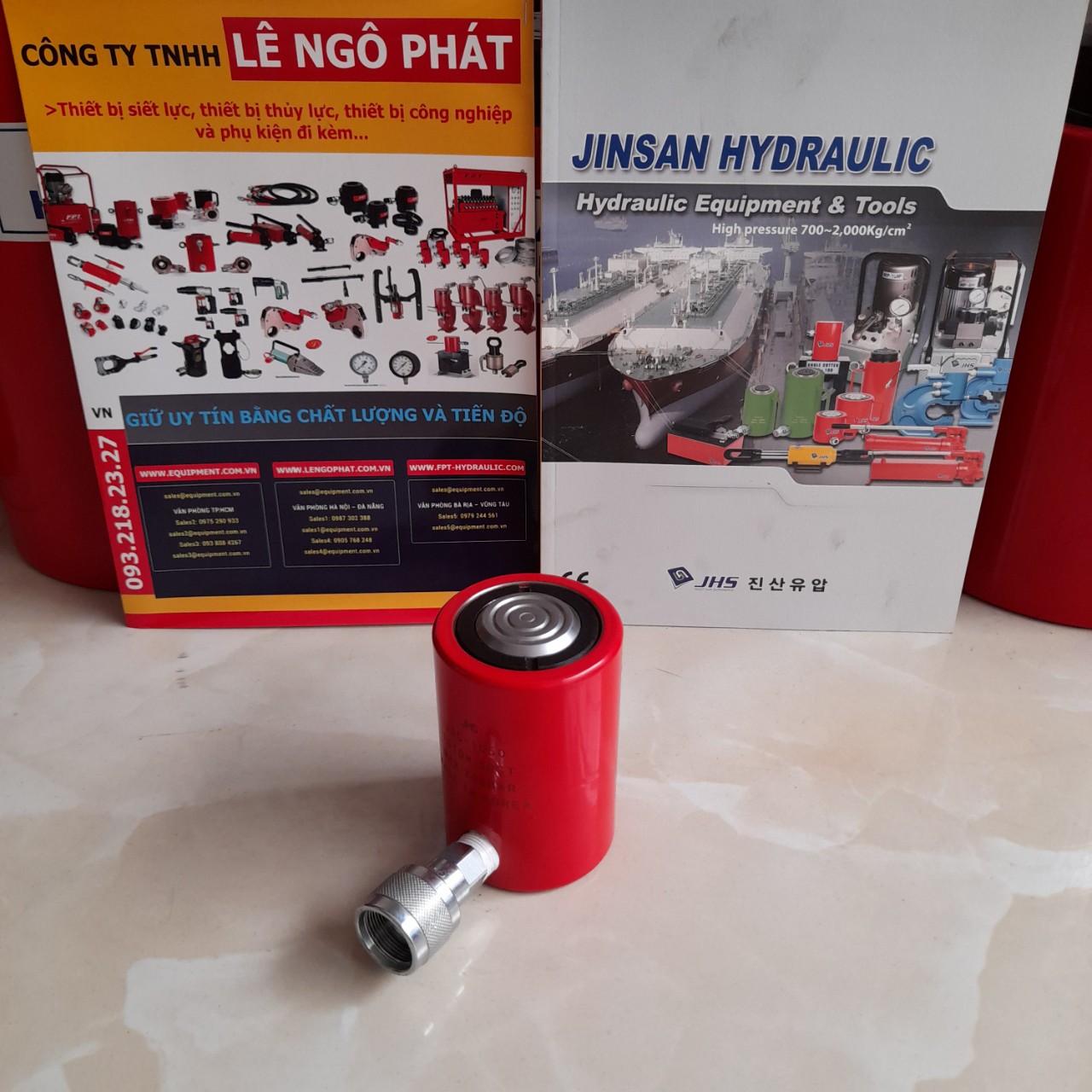 JSC-1050, Kích thủy lực lùn JHS 10 tấn hành trình 50 mm