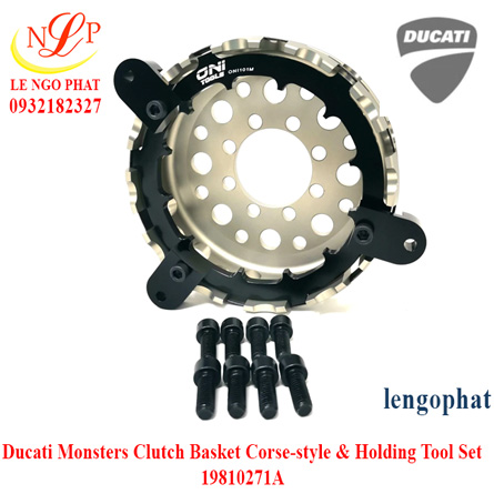 Ducati Monsters Clutch Basket Corse-style & Holding Tool Set 19810271A