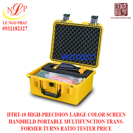 HTRT-10 HIGH-PRECISION LARGE COLOR SCREEN HANDHELD PORTABLE MULTIFUNCTION TRANSFORMER TURNS RATIO TESTER PRICE