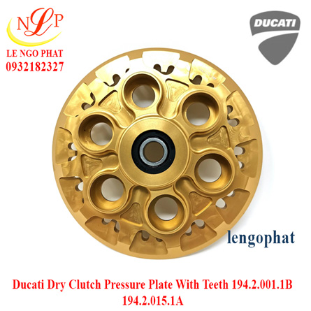 Ducati Dry Clutch Pressure Plate With Teeth 194.2.001.1B 194.2.015.1A