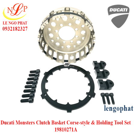 Ducati Monsters Clutch Basket Corse-style & Holding Tool Set 19810271A