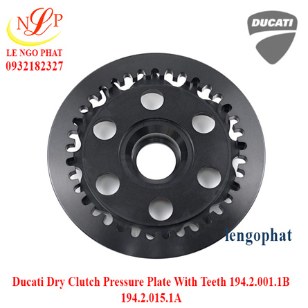 Ducati Dry Clutch Pressure Plate With Teeth 194.2.001.1B 194.2.015.1A