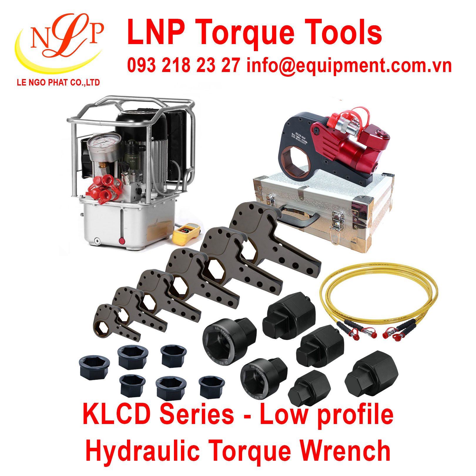 Cờ lê thủy lực 2LKCD (36-55mm; 237-2370Nm)
