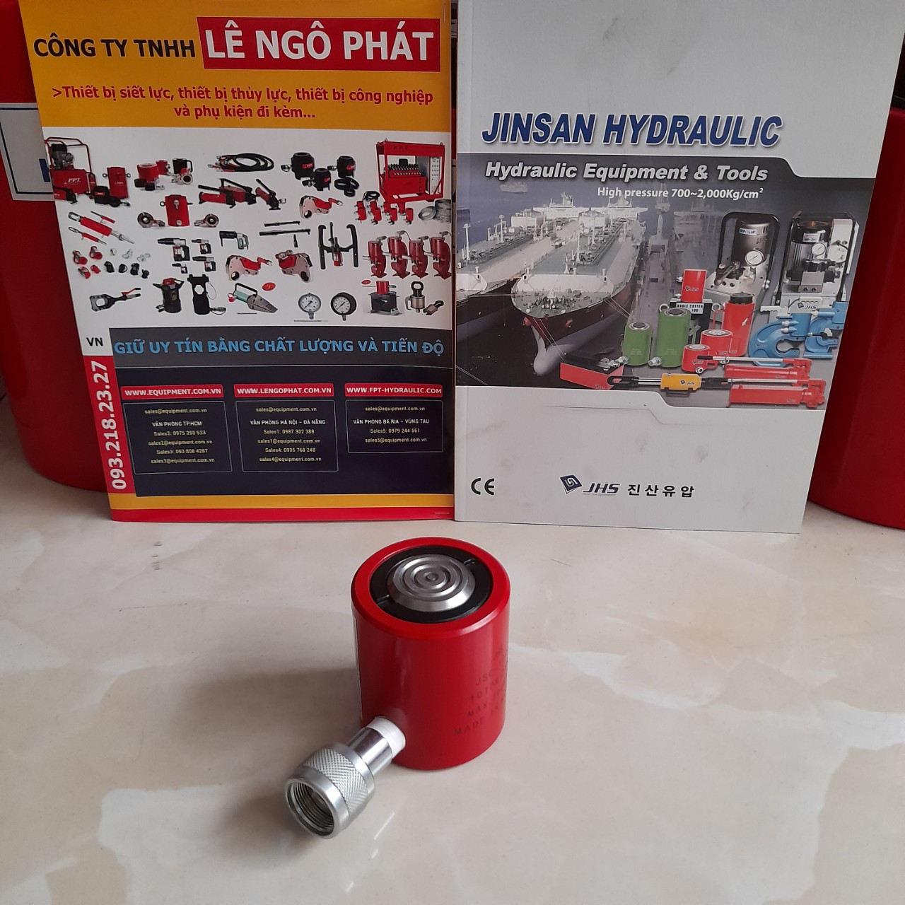 JSC-1025, Kích thủy lực lùn JHS 10 tấn hành trình 25 mm