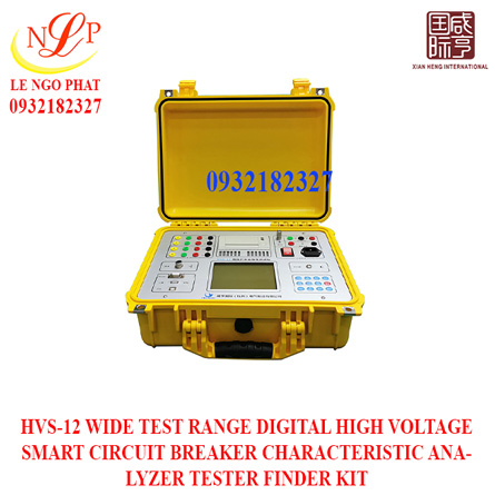 HVS-12 WIDE TEST RANGE DIGITAL HIGH VOLTAGE SMART CIRCUIT BREAKER CHARACTERISTIC ANALYZER TESTER FINDER KIT