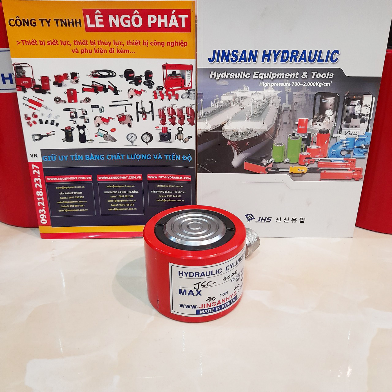 JSC-3020, Kích thủy lực lùn JHS 30 tấn hành trình 20 mm