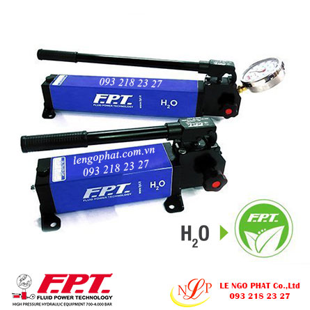 bơm tay thủy lực test áp suất nước