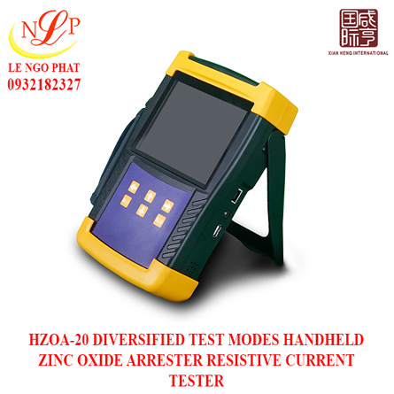 HZOA-20 DIVERSIFIED TEST MODES HANDHELD ZINC OXIDE ARRESTER RESISTIVE CURRENT TESTER