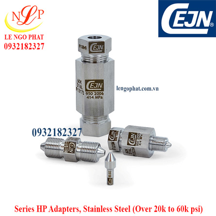 HP female to HP male - HP Adapters Stainless Steel 60k psi
