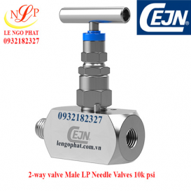 2-way valve Male 1/4" NPT to female 1/4" NPT 10k psi - 29 Nm