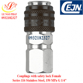 Couplings safety lock Female Flat-Face G 1/4"